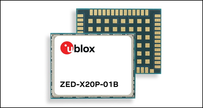u-blox представила GNSS-модуль ZED-X20P-01B с дециметровой точностью и поддержкой PPP