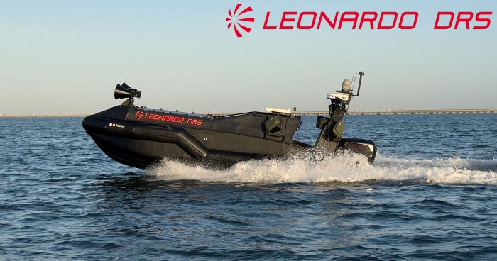 Leonardo DRS интегрировала M-MEP на автономное судно для борьбы с дронами на море
