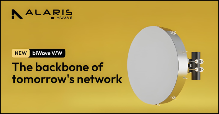 Alaris mWave представила миллиметровую антенну biWave V/W для диапазонов 40 и 75 ГГц
