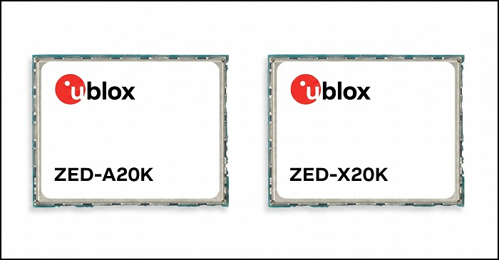 u-blox выпустила automotive GNSS-модули ZED-X20K и ZED-A20K для ADAS и автономного вождения