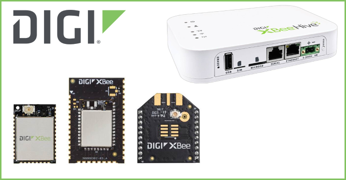 Mouser начала поставки модулей Digi XBee Wi-SUN и роутеров XBee Hive