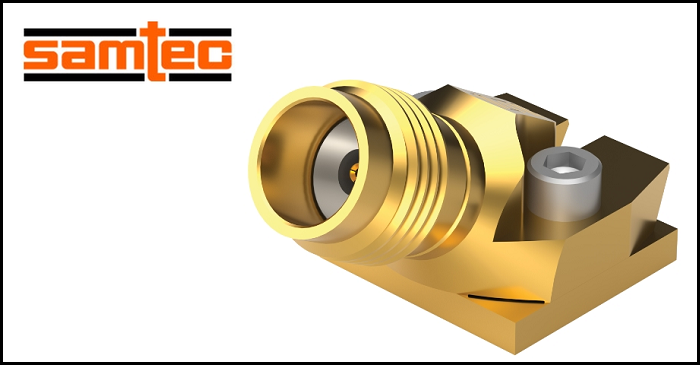 Samtec выпустила угловые соединители 185-AL с наклоном 30° для частот до 67 ГГц