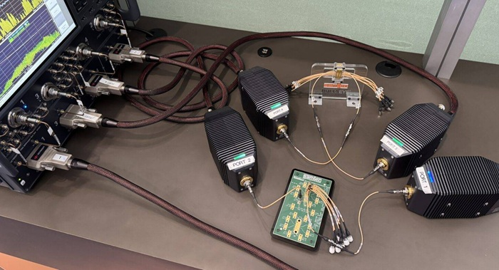 Демонстрация Samtec Bulls Eye BE130 с анализатором цепей Keysight