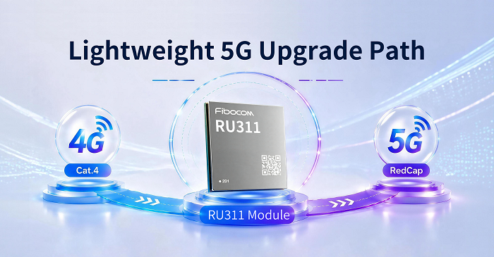 Модуль Fibocom RU311 для сетей 5G RedCap и LTE Cat.4