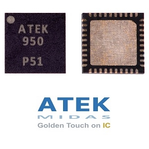 Коммутируемая банка полосовых MMIC-фильтров ATEK950P6